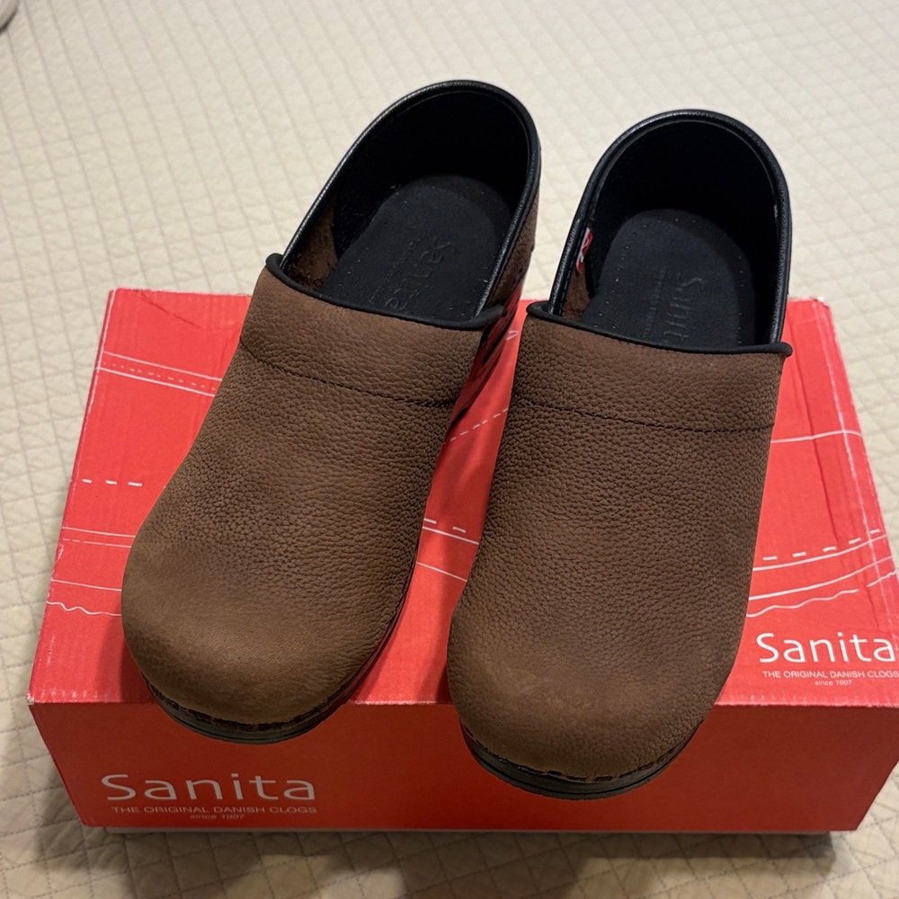 Sanita women’s  Leather Slip-On Loafers